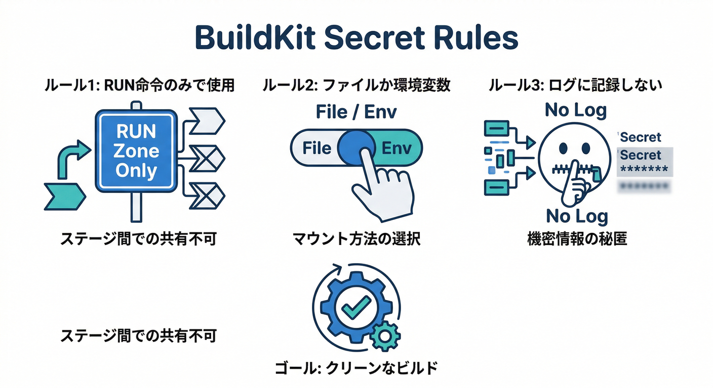BuildKit Secret Rules